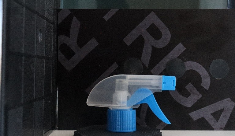 2SBK.MŞ - KÖPÜKLÜ SPRAY BAŞLIK MAVİ-ŞEFFAF